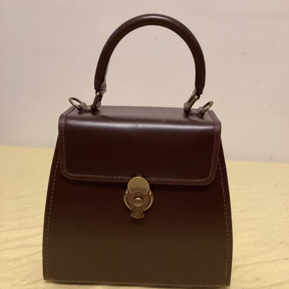 BEARA BEARA VINTAGE LEATHER TOP HANDLE BAG - Picture 3 of 10